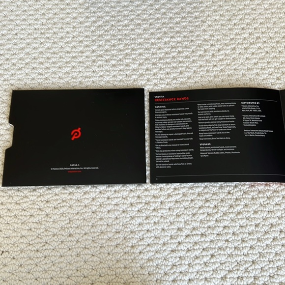 Like new with box Peloton resistance bands - set of 3 bands - Picture 8 of 8